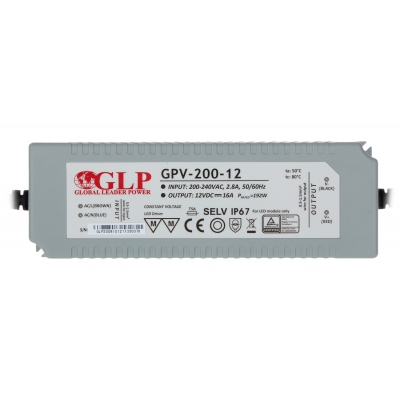 ZASILACZ IMPULSOWY 12V/16A/GPV