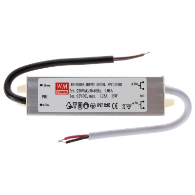 ZASILACZ IMPULSOWY 12V/1.25A-LED