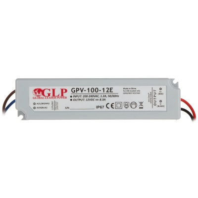 ZASILACZ IMPULSOWY 12V/8.3A/GPV-MINI