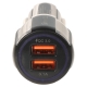 ŁADOWARKA SAMOCHODOWA USB 5V/3.1A/2XUSB-QUICK3.0/CAR