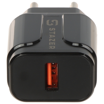 ŁADOWARKA SIECIOWA USB 5V/3A/USB-QUICK3.0/B STAZER