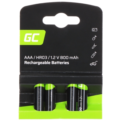 AKUMULATOR AKU-AAA-800/GC*P4 1.2 V Ni-MH HR03, AAA Green Cell