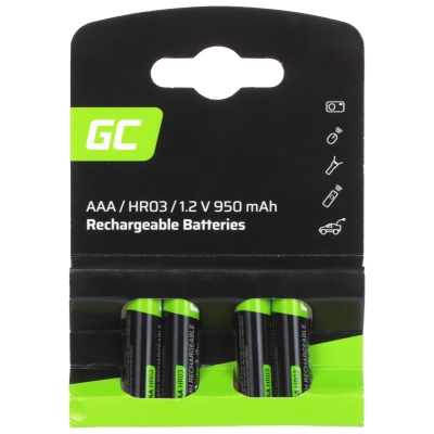 AKUMULATOR AKU-AAA-950/GC*P4 1.2 V Ni-MH HR03, AAA Green Cell