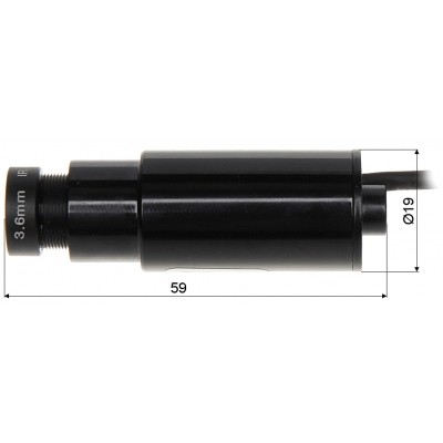 KAMERA AHD, HD-CVI, HD-TVI, PAL APTI-H14F-36 - 720p, 4 mm