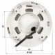 KAMERA AHD, HD-CVI, HD-TVI, CVBS APTI-H50F2-28W 2Mpx / 5Mpx 2.8 mm