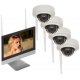 ZESTAW DO MONITORINGU APTI-KIT-WIFI-M20D2 Wi-Fi, 4 KANAŁY - 1080p