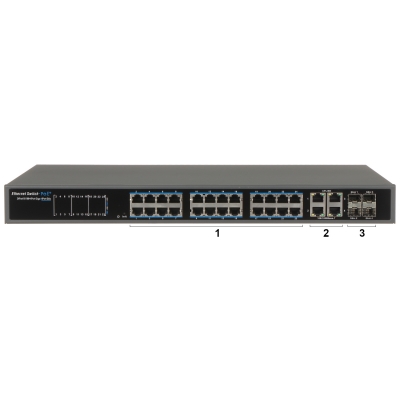 SWITCH POE APTI-POE2404SFP-370W 24-PORTOWY SFP