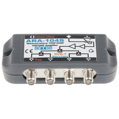 WZMACNIACZ ANTENOWY ARA-104S 8/12 dB AMS