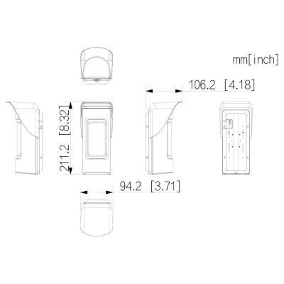 BEZPRZEWODOWA CZUJKA DUALNA MIKROFALA + PIR ARD2251E-W2(868) DAHUA