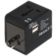 UNIWERSALNA PRZEJŚCIÓWKA SIECIOWA Z ZASILACZEM USB ASP-100/230V+USB