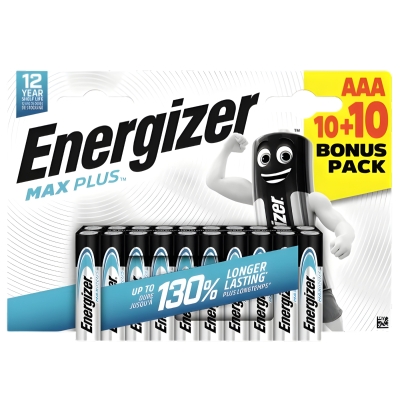 BATERIA ALKALICZNA BAT-AAA-MAXPLUS*P20 1.5 V LR03 ENERGIZER