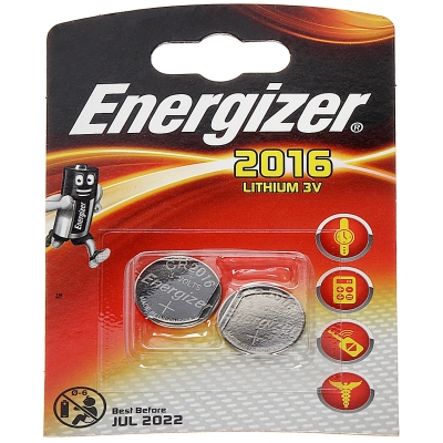 BATERIA LITOWA BAT-CR2016*P2 ENERGIZER