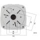 UCHWYT KAMERY BCS-ATU-B BCS