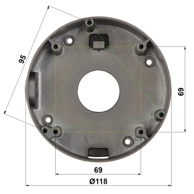 UCHWYT KAMERY BCS-B-DT/MT BCS BASIC