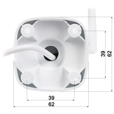 ZESTAW DO MONITORINGU BCS-B-KITW(2.0) Wi-Fi, 4 KANAŁY - 1080p 2.8 mm BCS