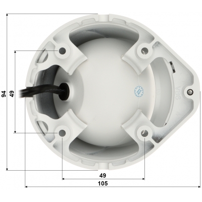 KAMERA AHD, HD-CVI, HD-TVI, PAL BCS-DMQE1200IR3-B - 1080p 2.8 mm