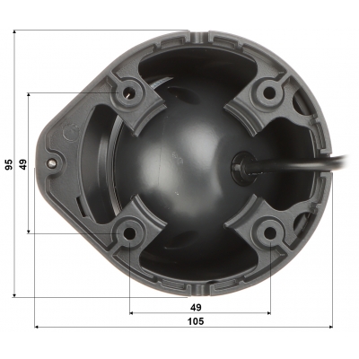 KAMERA AHD, HD-CVI, HD-TVI, PAL BCS-DMQE1200IR3-G(II) - 1080p 2.8 mm