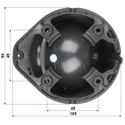 KAMERA AHD, HD-CVI, HD-TVI, PAL BCS-DMQE1200IR3-G - 1080p 2.8 mm