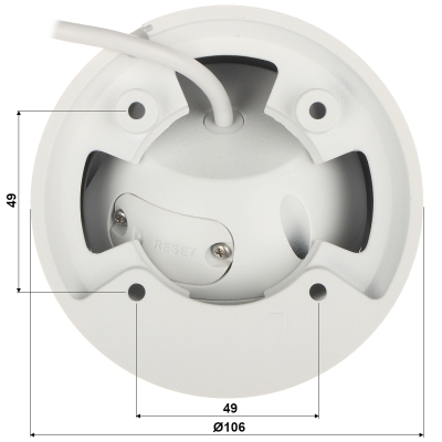 KAMERA IP BCS-L-EIP28FSR5-AI1 - 8.3 Mpx 4K UHD 2.8 mm BCS Line