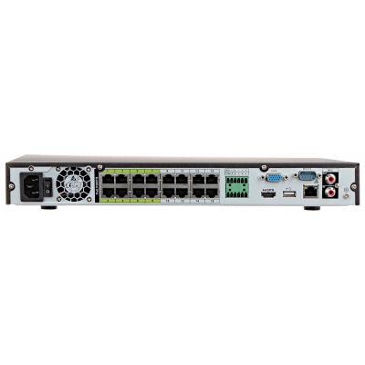 REJESTRATOR IP BCS-NVR1602-4KE-P-AI 16 KANAŁÓW +16-PORTOWY SWITCH POE