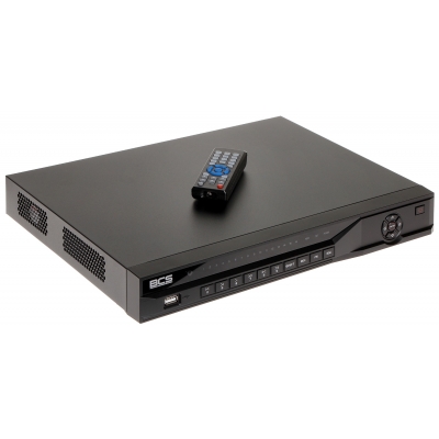 REJESTRATOR IP BCS-NVR1602-4KE-P-AI 16 KANAŁÓW +16-PORTOWY SWITCH POE