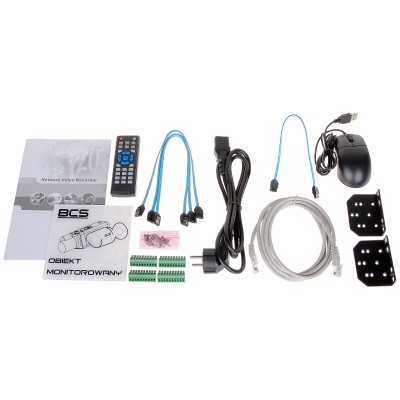 REJESTRATOR IP BCS-NVR1604-4K-P-III 16 KANAŁÓW, 16 PoE +eSATA BCS Line