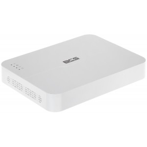 REJESTRATOR IP BCS-P-SNVR0801-4K-8P 8 KANAŁÓW + 8-PORTOWY SWITCH POE, 4K UHD BCS POINT