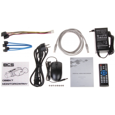 REJESTRATOR AHD, HD-CVI, HD-TVI, CVBS, TCP/IP BCS-XVR1602-IV 16 KANAŁÓW