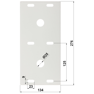 BLACHA MONTAŻOWA BM-130X280/ECO