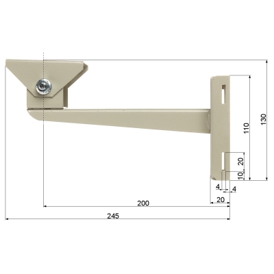 UCHWYT OBUDOWY NA SŁUP BRP-20W