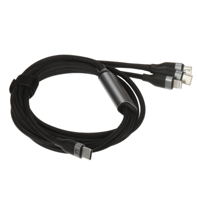 PRZEWÓD 3 W 1 C14101AGY01-1.5M USB-C/USB-C, LIGHTNING, MICRO-USB 1.5 m UNITEK