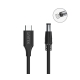 KABEL ZASILAJĄCY C14116BK-1.8M DC JACK 5.5 X 2.5 MM / USB-C 1.8 m UNITEK