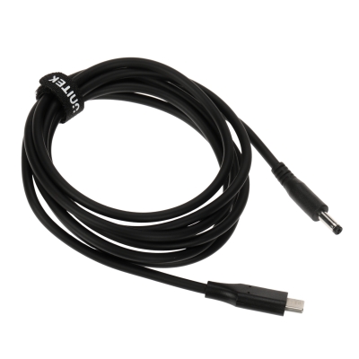 KABEL ZASILAJĄCY C14118BK-1.8M DC Jack 4.0 x 1.7 mm / USB-C 1.8 m UNITEK