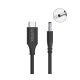 KABEL ZASILAJĄCY C14118BK-1.8M DC Jack 4.0 x 1.7 mm / USB-C 1.8 m UNITEK