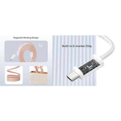 PRZEWÓD MAGNETYCZNY C14141APK01-1M USB-C/USB-C 1.0 m UNITEK