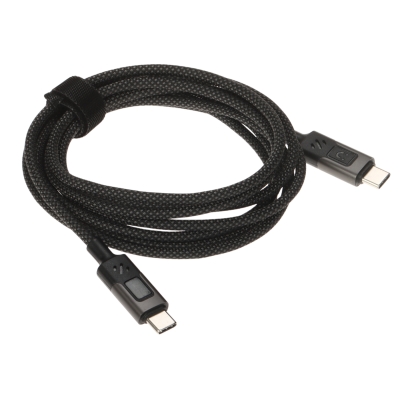 PRZEWÓD Z WYŚWIETLACZEM C14158ABK01-2M USB-C/USB-C 2.0 m UNITEK