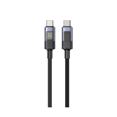 PRZEWÓD Z WYŚWIETLACZEM C14158ABK01-3M USB-C/USB-C 3.0 m UNITEK