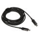 PRZEWÓD Z WYŚWIETLACZEM C14158ABK01-3M USB-C/USB-C 3.0 m UNITEK