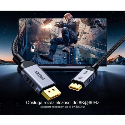 KABEL DISPLAYPORT C1626GY01-3M 16K @ 60 Hz, 3 m UNITEK