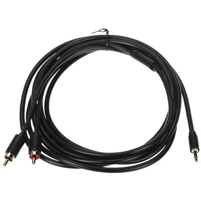 PRZEWÓD C19022BK03 2 x CINCH / Jack TRS 3.5 mm 3 m UNITEK
