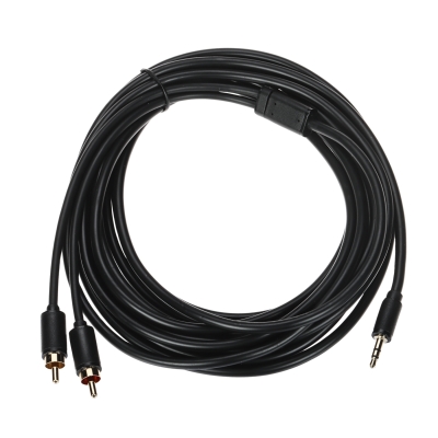 PRZEWÓD C19023BK03 2 x CINCH / Jack TRS 3.5 mm 5 m UNITEK