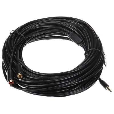 PRZEWÓD C19025BK01 2 x CINCH / Jack TRS 3.5 mm 15 m UNITEK