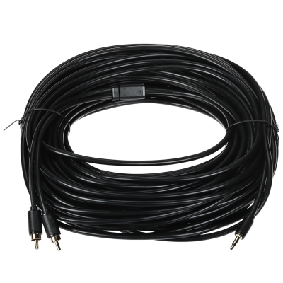 PRZEWÓD C19028BK01 2 x CINCH / Jack TRS 3.5 mm 30 m UNITEK