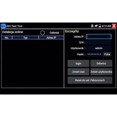 WIELOFUNKCYJNY TESTER CCTV CS-H6-50H