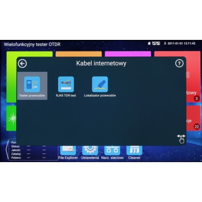 REFLEKTOMETR OPTYCZNY (OTDR) Z TESTEREM CCTV CS-R5-50H