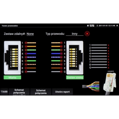 REFLEKTOMETR OPTYCZNY (OTDR) Z TESTEREM CCTV CS-R5-50H