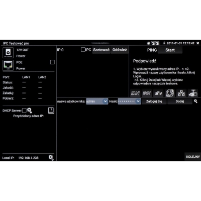 REFLEKTOMETR OPTYCZNY (OTDR) Z TESTEREM CCTV CS-R5-50H