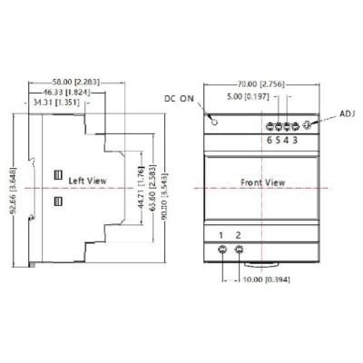 ZASILACZ IMPULSOWY DL2-100-48-U