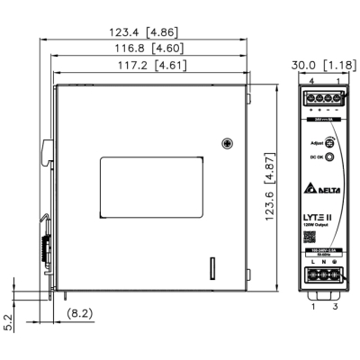 ZASILACZ IMPULSOWY DRL-12V120W-1EN Delta Electronics