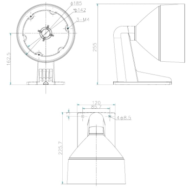 UCHWYT KAMERY DS-1273ZJ-DM26 Hikvision